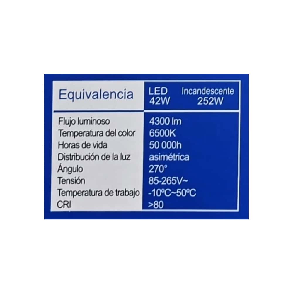 Lampara plafón cuadrado de techo led 42 W Megaluz - Miniatura 3