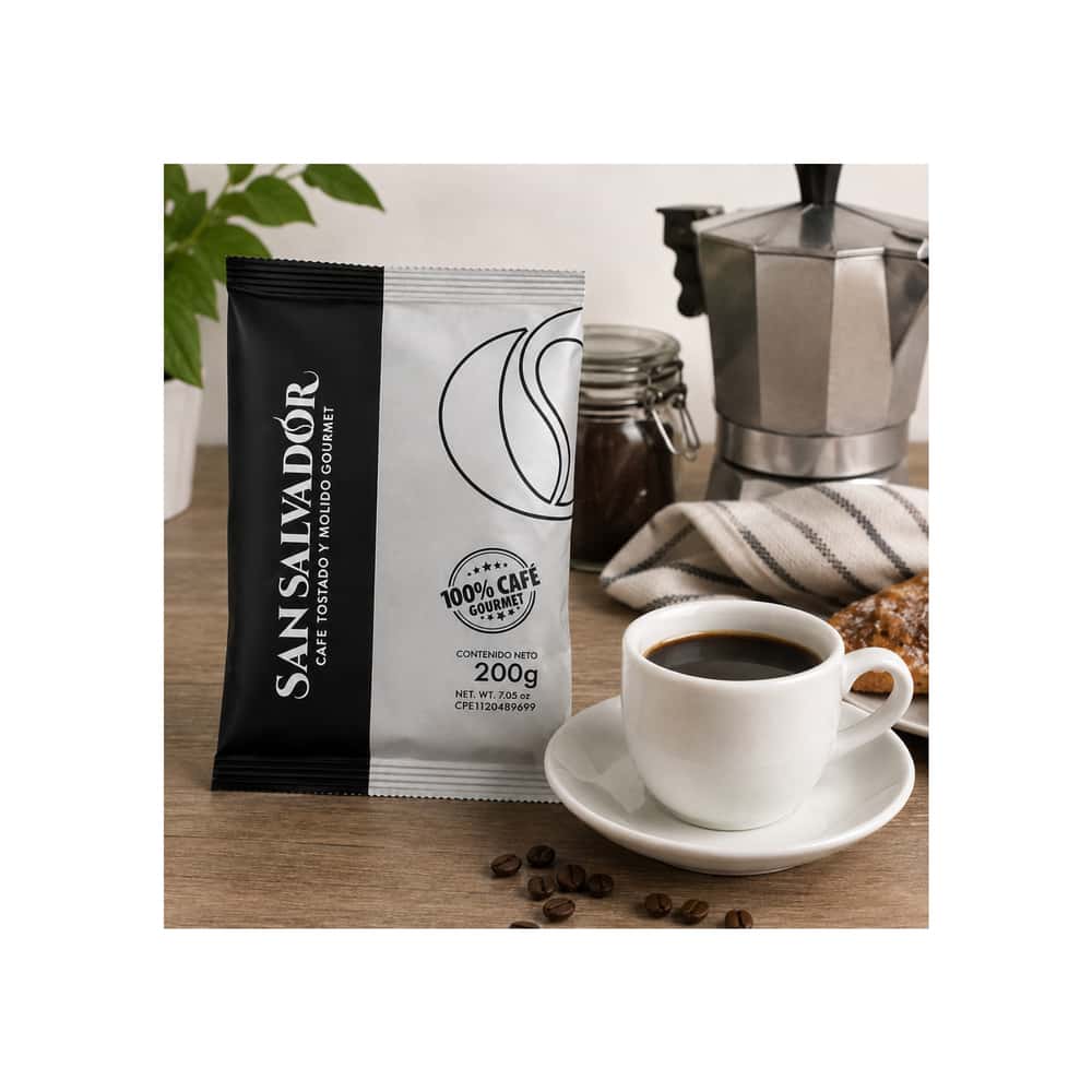 Café tostado y molido gourmet San Salvador (200 g / 7.05 oz) - Miniatura 4