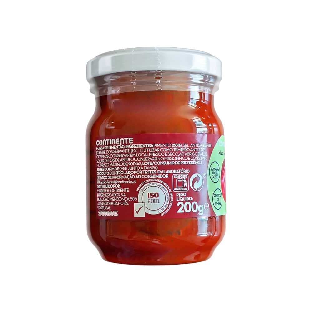 Pasta de pimiento morrón sin gluten Continente (200 g / 7.05 oz) - Miniatura 3