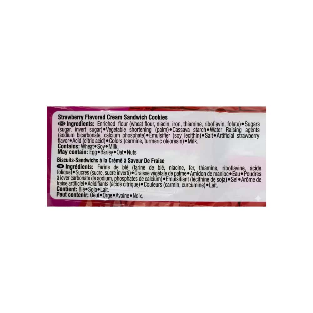 Galletas dulces rellenas con crema sabor a fresa Festival (403 g / 14.2 oz) - Miniatura 3