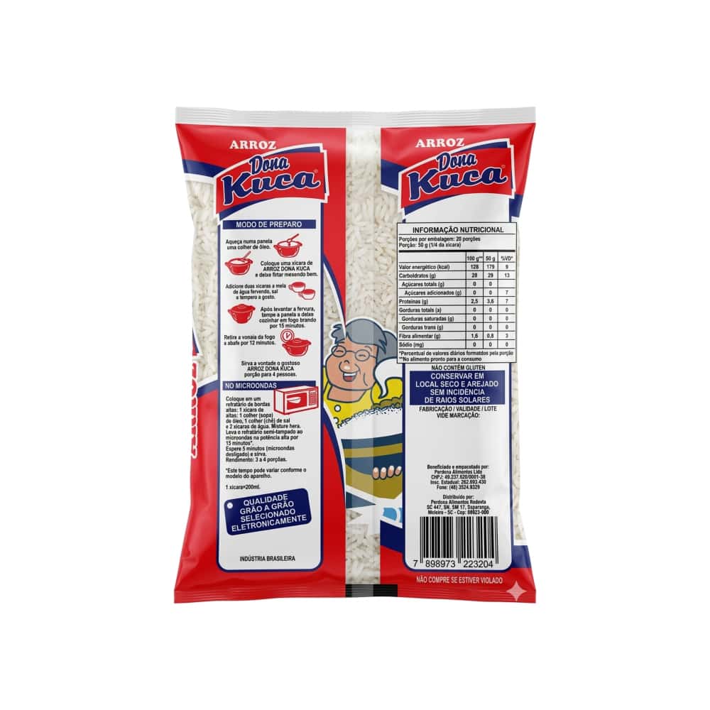 Arroz blanco de grano largo tipo 1 Doña Kuca (1 kg / 2.2 lb) - Miniatura 2