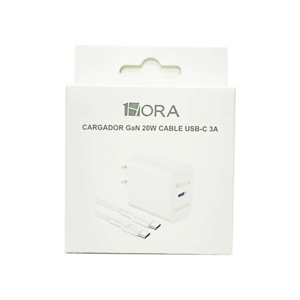 Cargador blanco 20 W 1Hora GAR153 - Miniatura 1