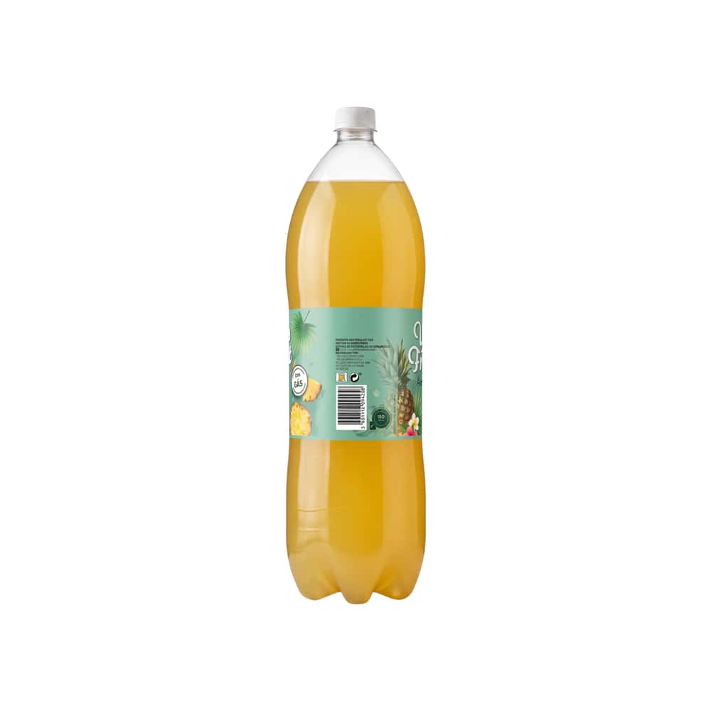 Refresco carbonatado sabor piña Yes Fruit (2 L / 67.63 fl oz) - Miniatura 2