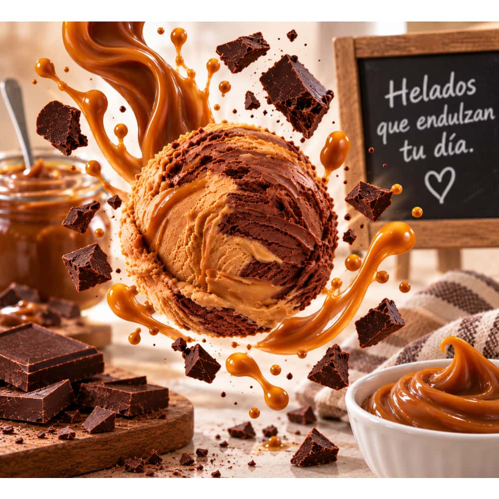 Helado doble crema sabor chocolate y dulce de leche Alask (4 L) - Miniatura 3