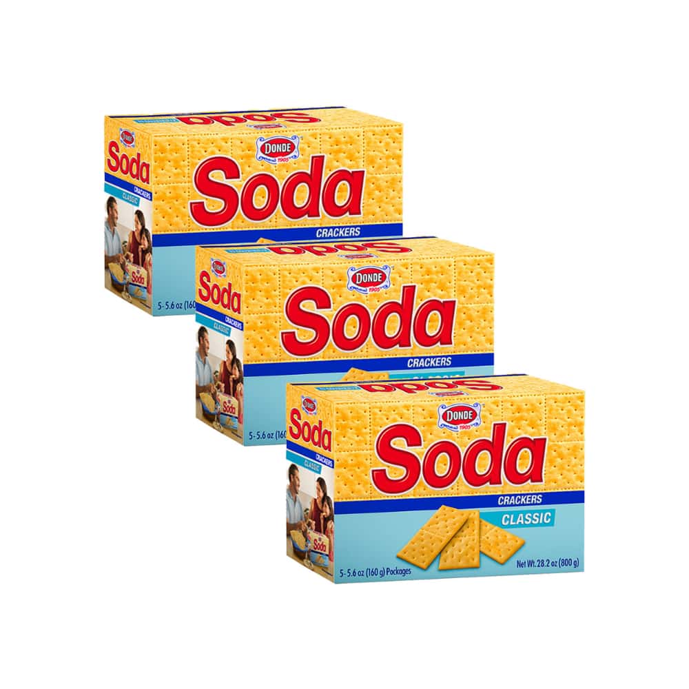 Galletas de soda Dondé (3 x 800 g / 1.76 lb) - Miniatura 1