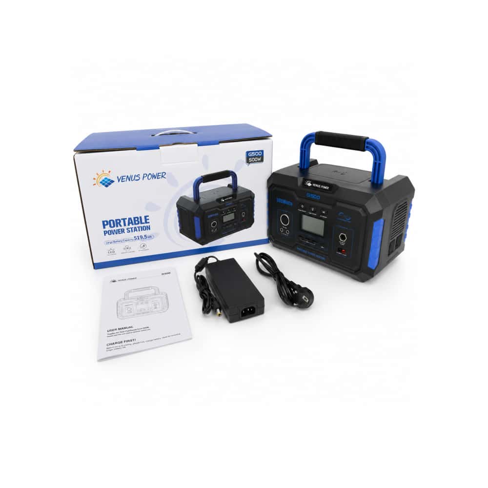Estación de energía portátil de 500 W Venus Power G500 - Miniatura 3