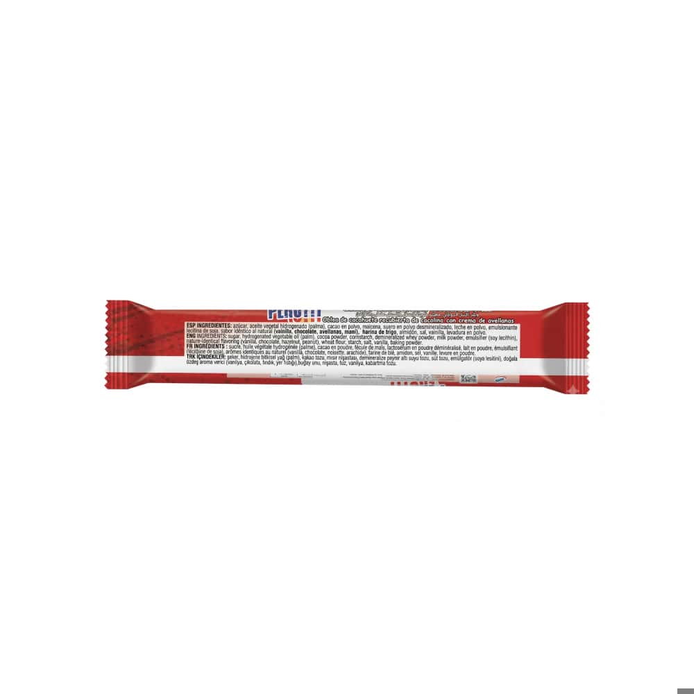 Oblea de maní con crema de avellanas y cubierta de cacao Perotti XXL Akai (70 g / 2.46 oz) - Miniatura 2