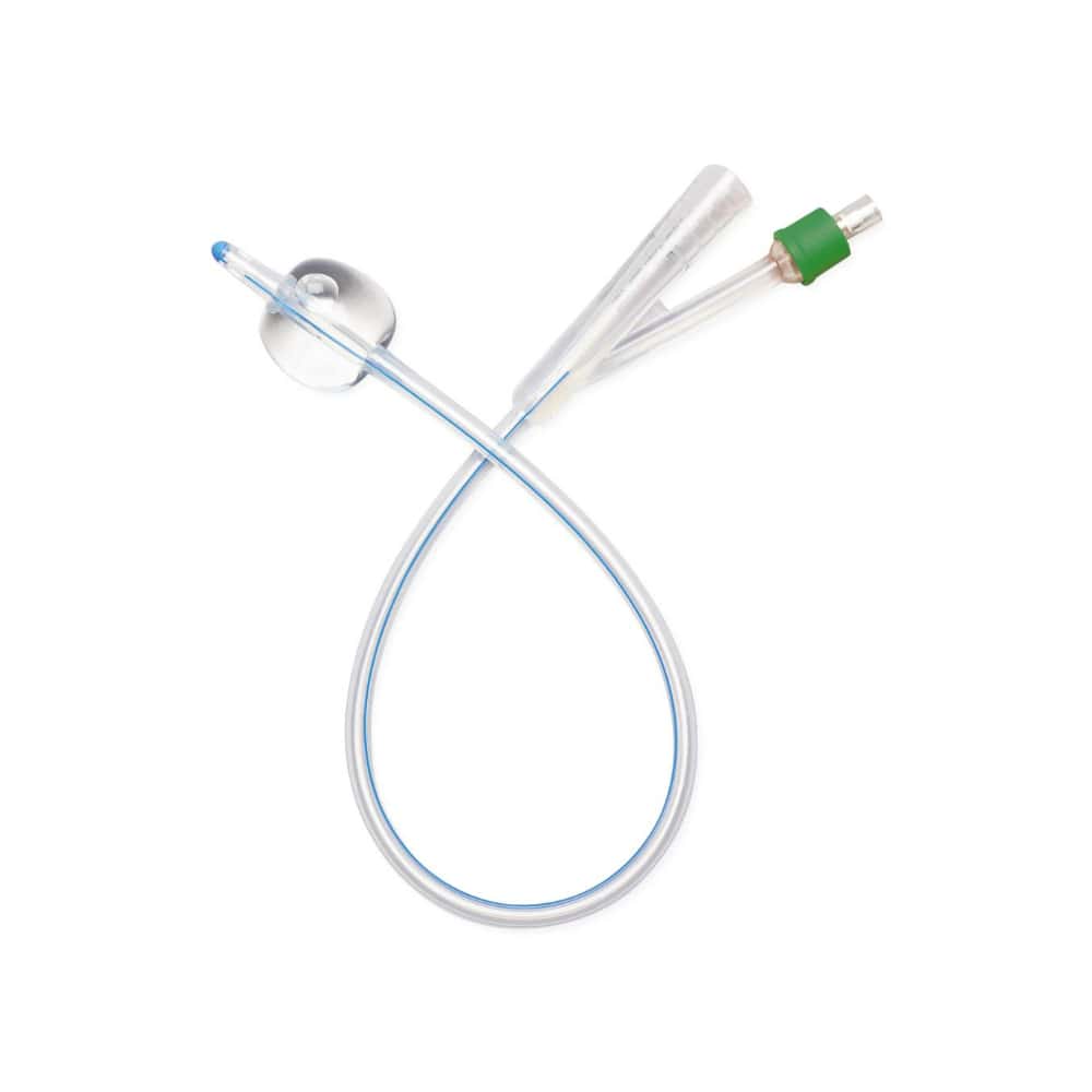 Catéter Foley 2 vías de silicona Medline (14 Fr 10 mL) - Miniatura 1