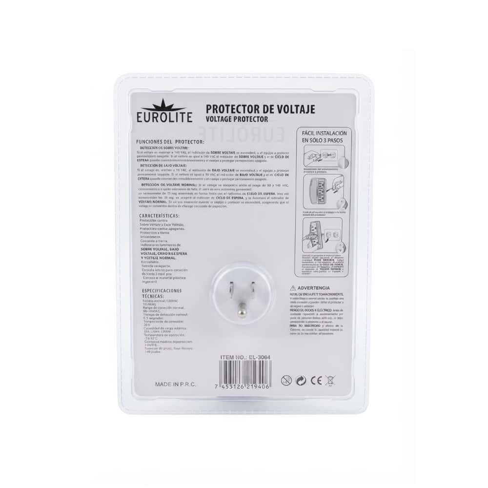 Protector de voltaje 120 V/15 A Eurolite EL-3064 - Miniatura 2
