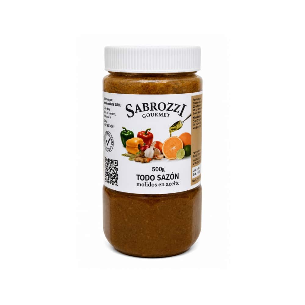 Todo sazón molido en aceite Sabrozzi (500 g / 1.1 lb) - Miniatura 1