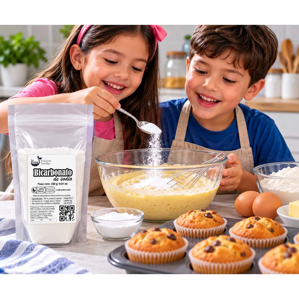 Bicarbonato de sodio La Finca (250 g / 8.81 oz) - Miniatura 3