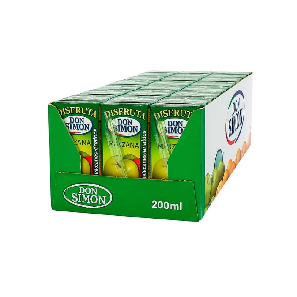 Jugo de manzana Don Simon (24 x 200 ml) - Miniatura 1
