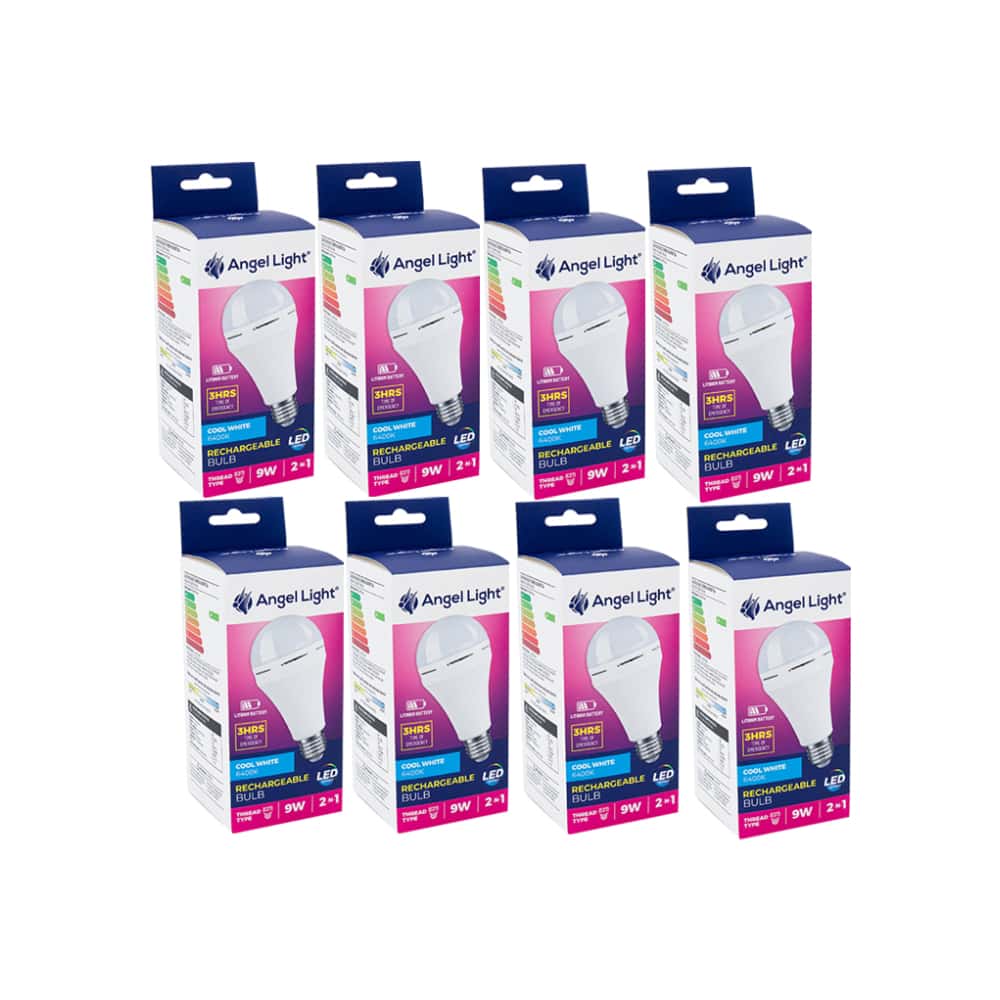 Bombillo recargable Led luz blanca 9 W Angel Light - Miniatura 1