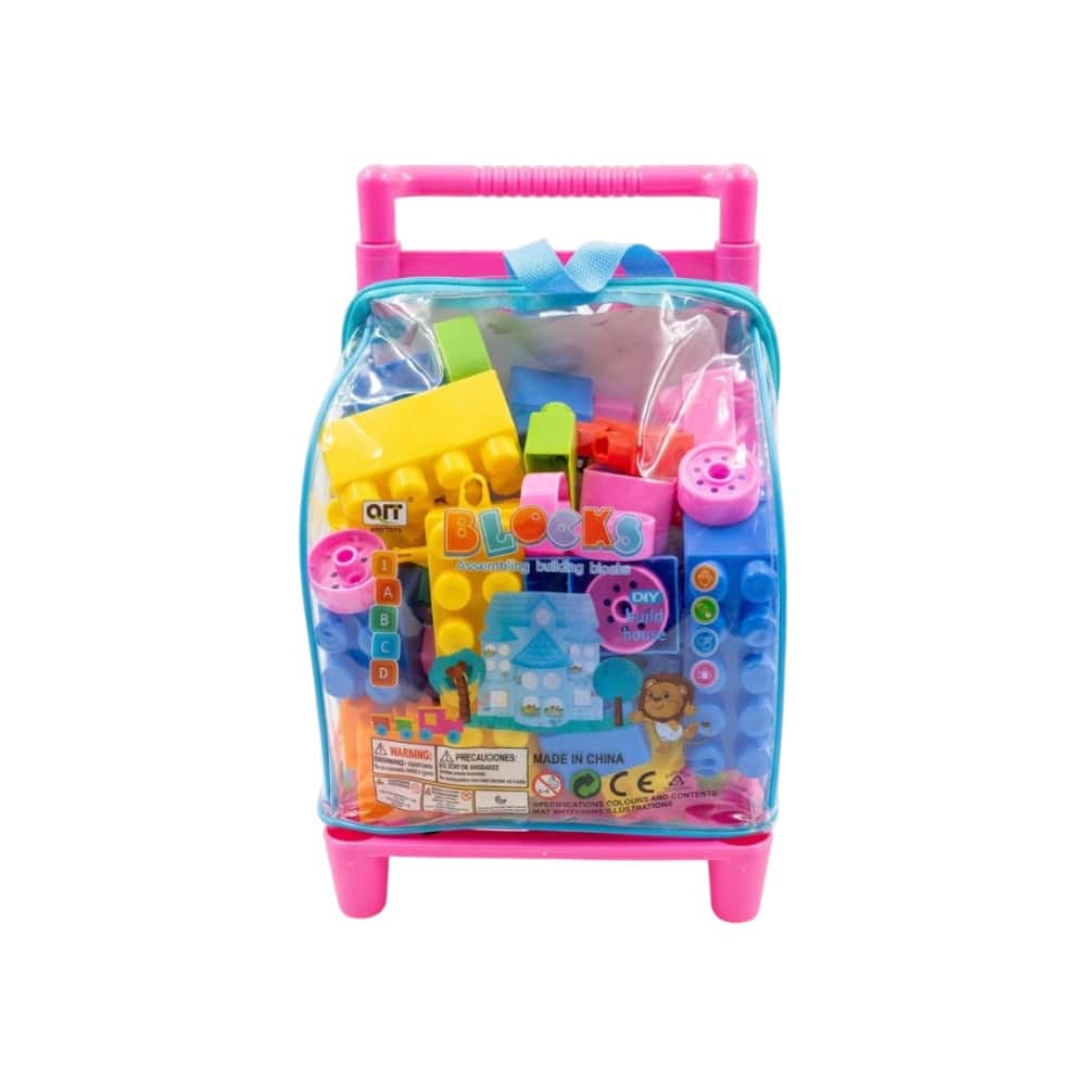 Mochila con juego didáctico de bloques de construcción armables SAV - Miniatura 4