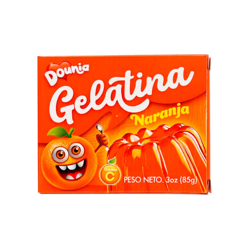 Gelatina con sabor a naranja Dounia (85 g / 3 oz) - Miniatura 1