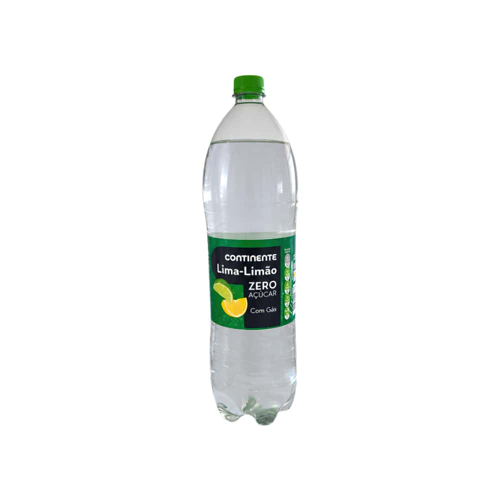 Refresco carbonatado sabor lima-limón sin azúcares Continente (2 L / 67.63 floz) - Miniatura 1