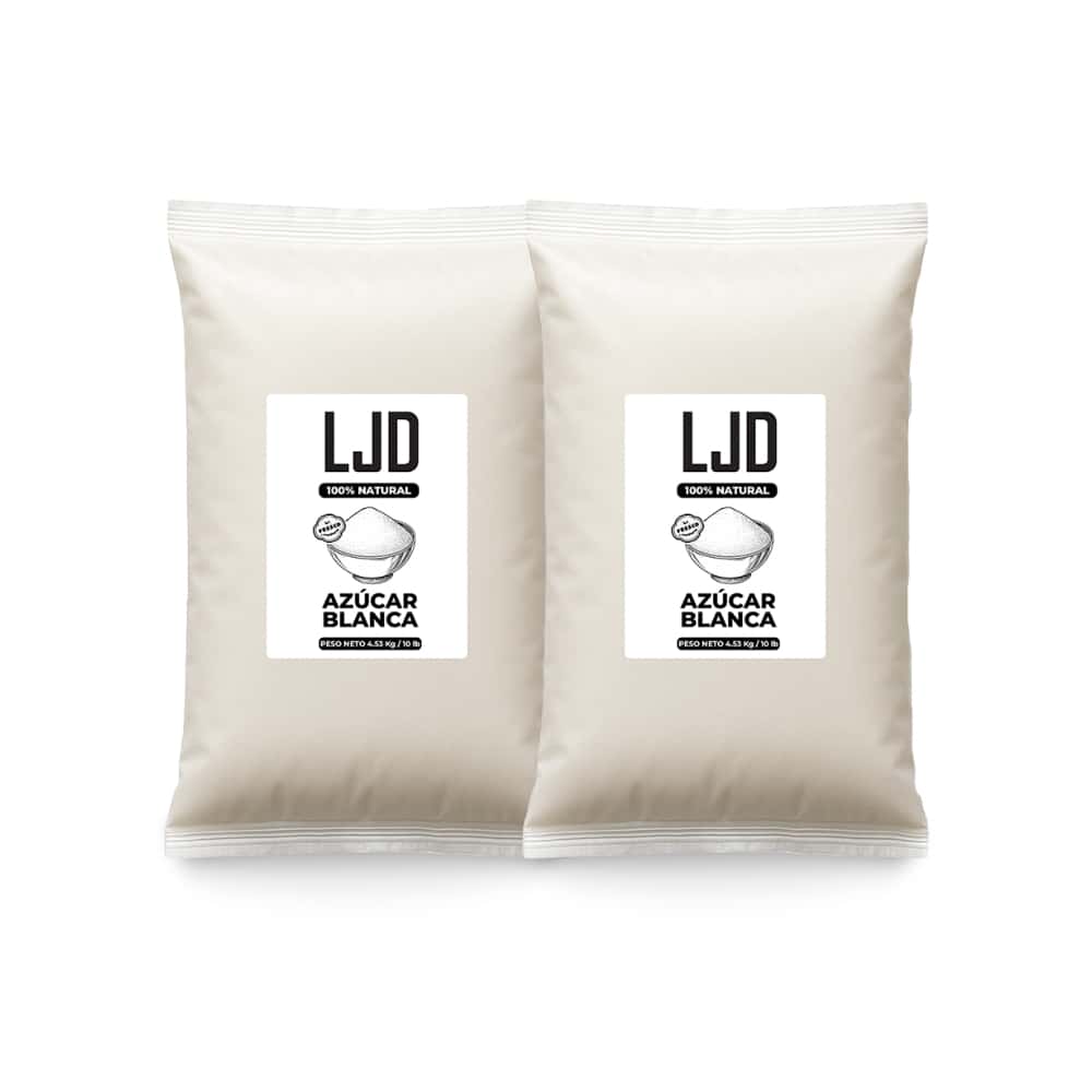 Azúcar blanca LJD (2 x 4.53 kg / 10 lb) - Miniatura 1