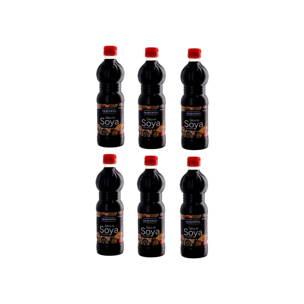 Salsa de Soya Traverso (6 x 500 ml) - Miniatura 1