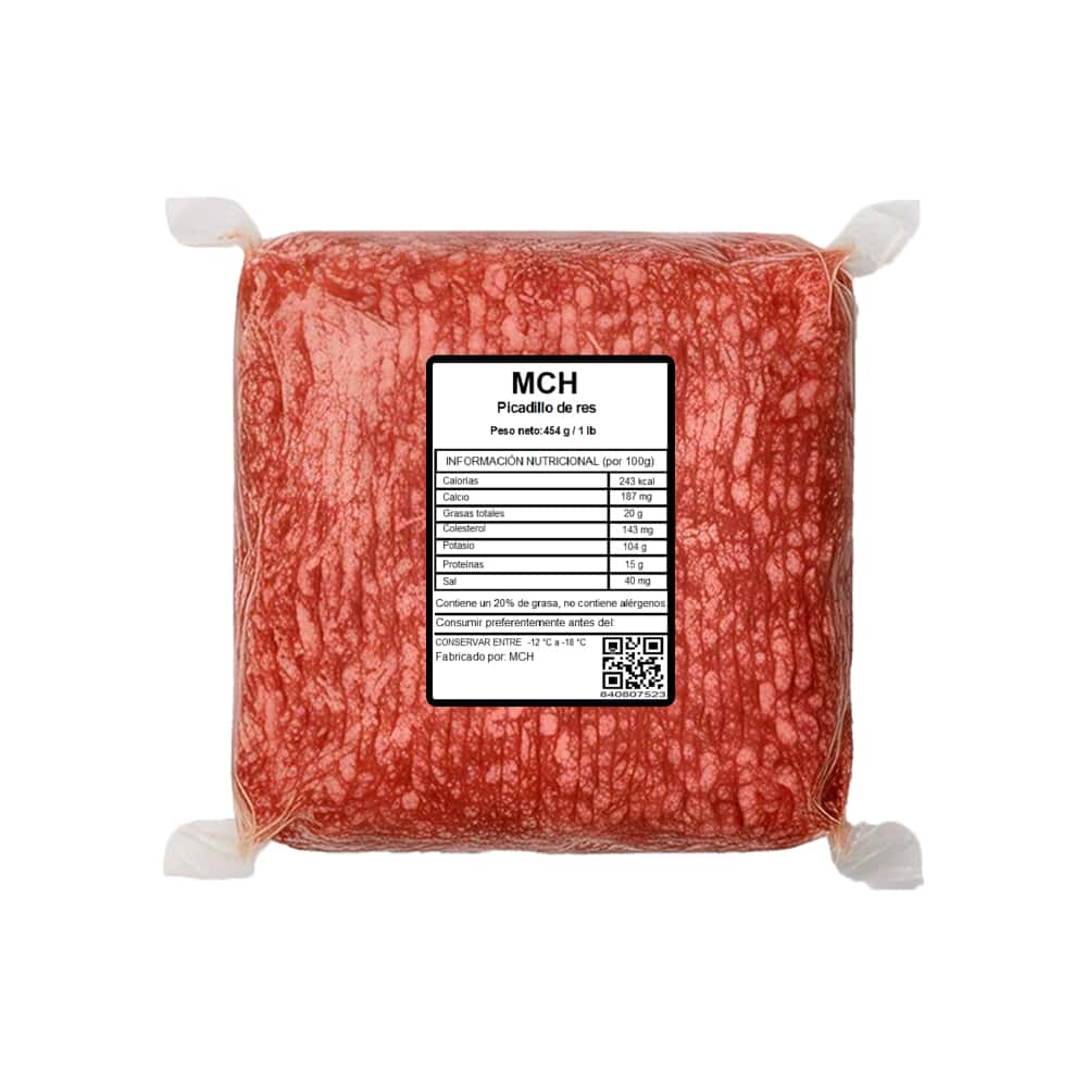 Picadillo de res 20 % de grasa MCH (454 g / 1 lb) - Miniatura 1