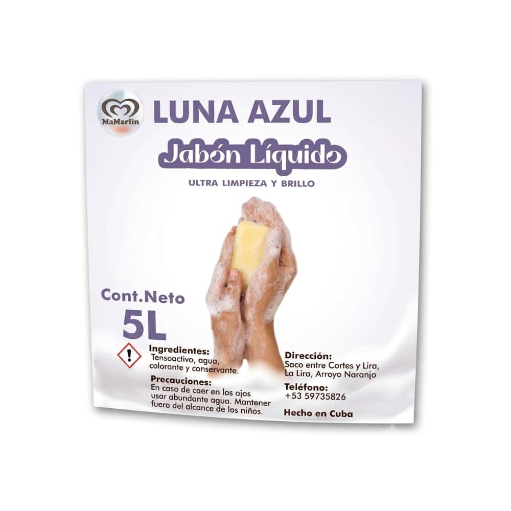 Jabón líquido Luna Azul (5 L) - Miniatura 3