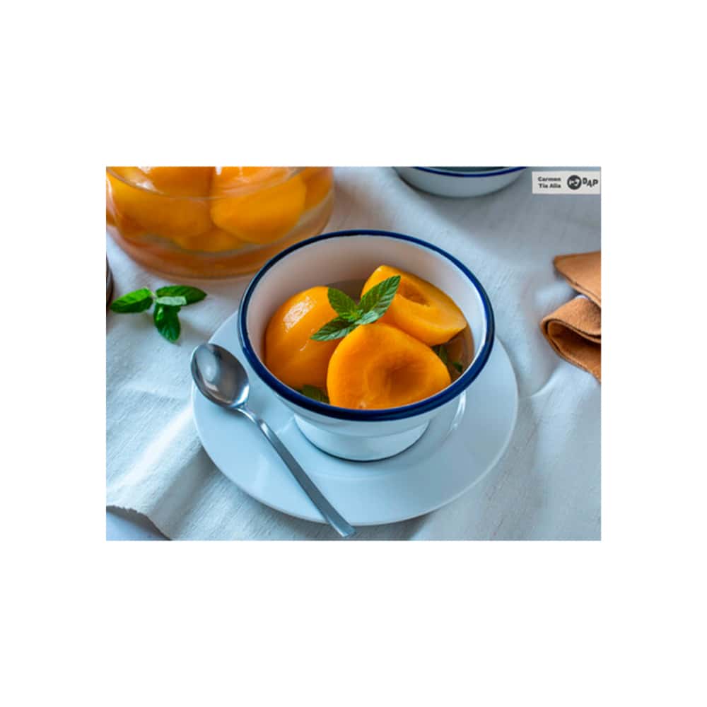 Mitades de melocoton amarillo en almíbar Rayan (425 g) - Miniatura 4