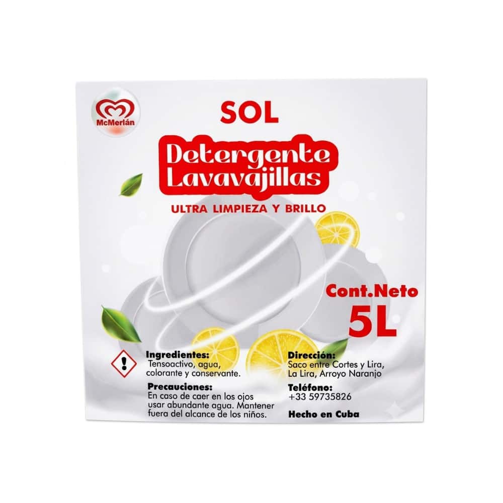 Detergente lavavajillas Sol (5 L) - Miniatura 3