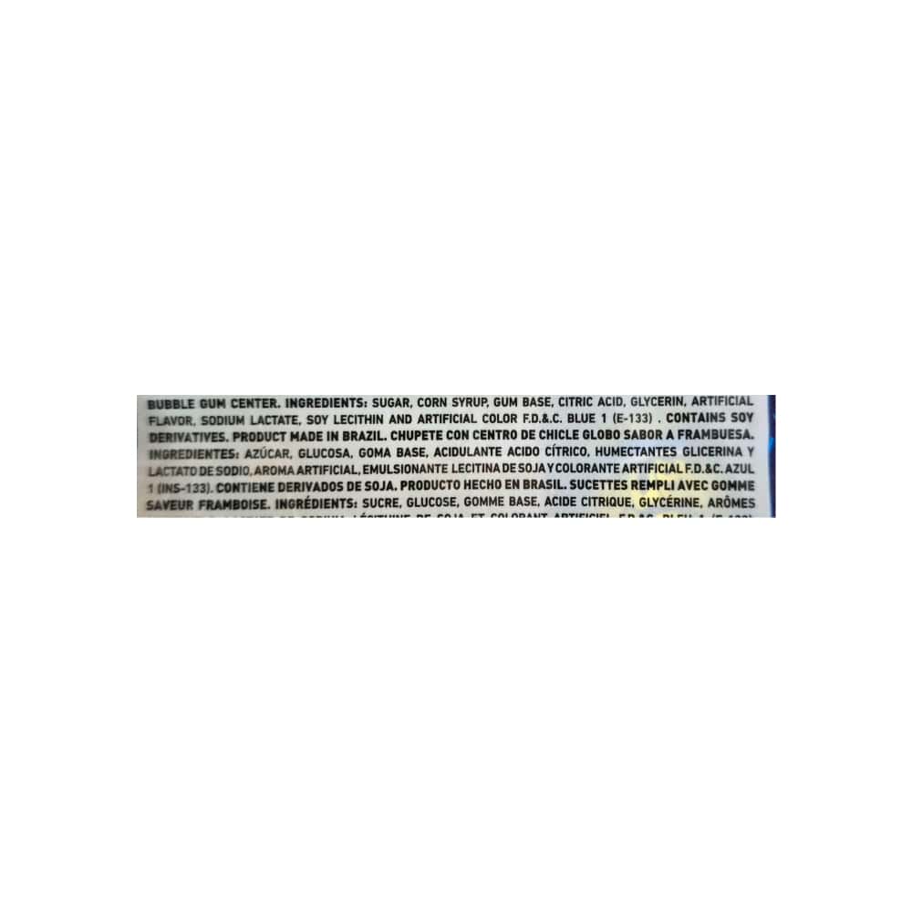 Chupa Chupa pinta lengua sabor frambuesa con relleno de chicle Pop Mania Maxxi (672 g / 1.48 lb) - Miniatura 4