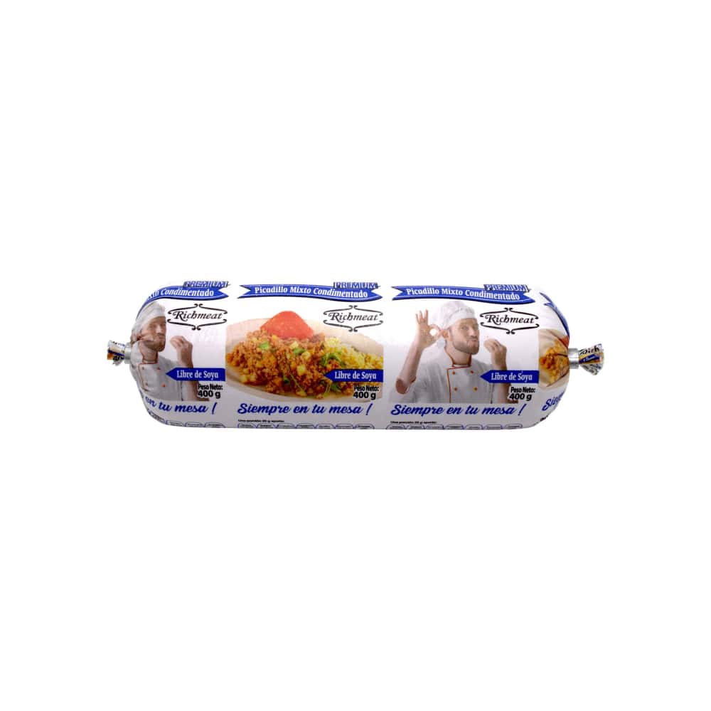 Picadillo mixto condimentado de pollo y cerdo El Cocinerito Richmeat (400 g / 14.10 oz) - Miniatura 1
