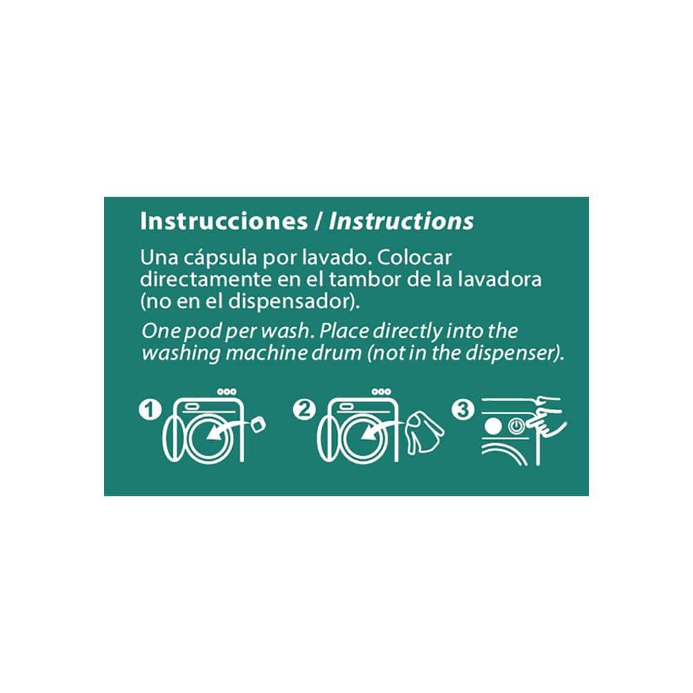 Cápsulas de detergente para lavar aroma jazmín y cítricos YEYA (300 g / 11 oz) - Miniatura 2
