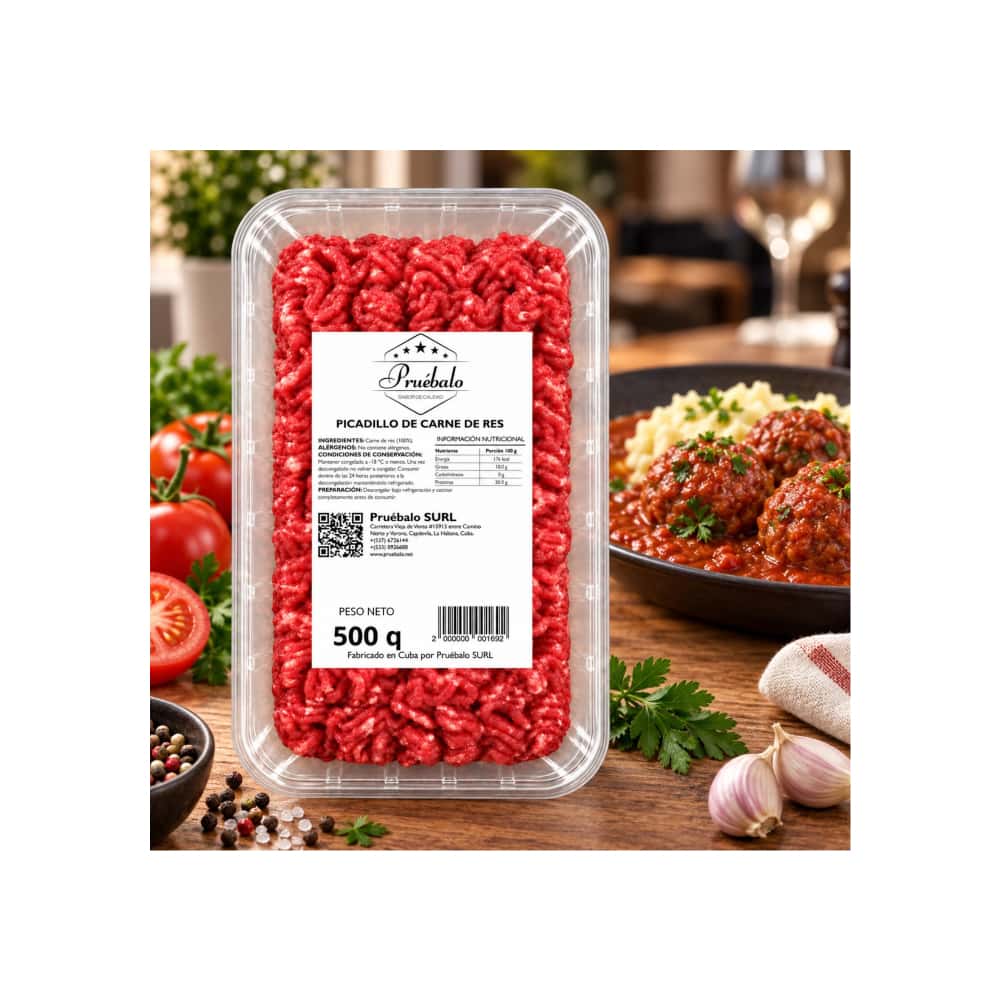 Picadillo de res Pruébalo (500 g / 1.1 lb) - Miniatura 4