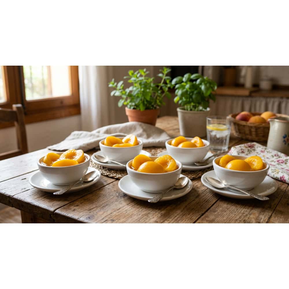 Melocotón mitades en almíbar Extra (420 g / 14.81 oz) - Miniatura 2