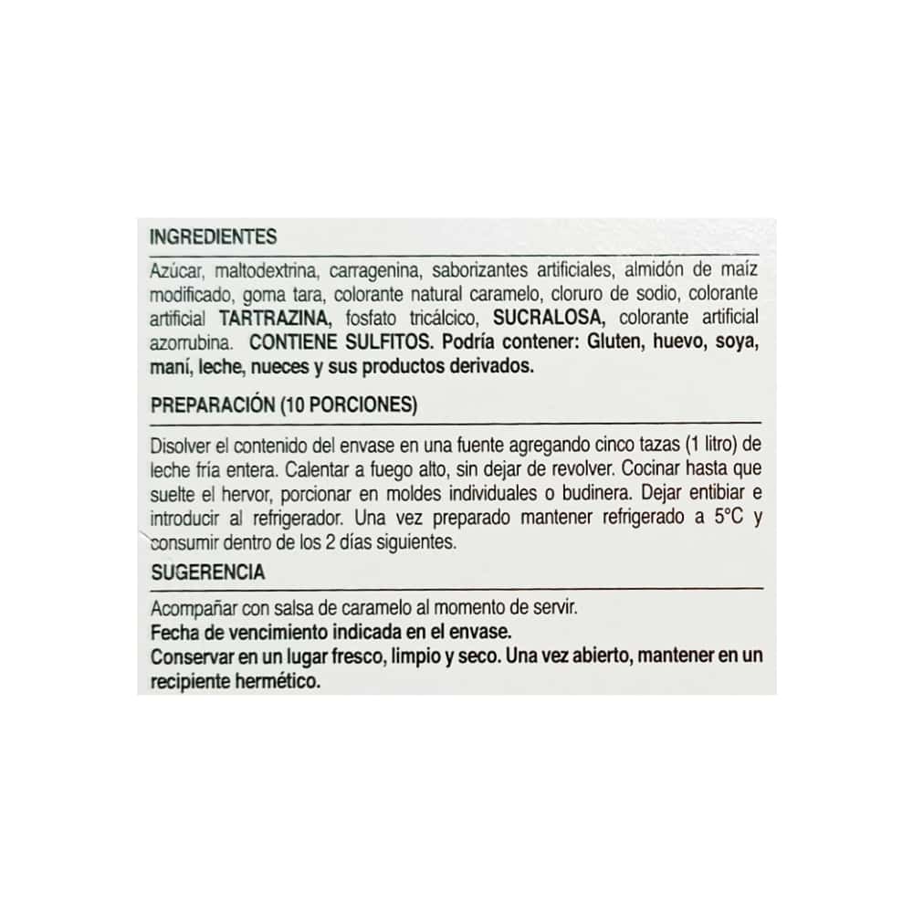 Flan sabor manjar Macro Food (90 g / 3.17 oz) - Miniatura 4