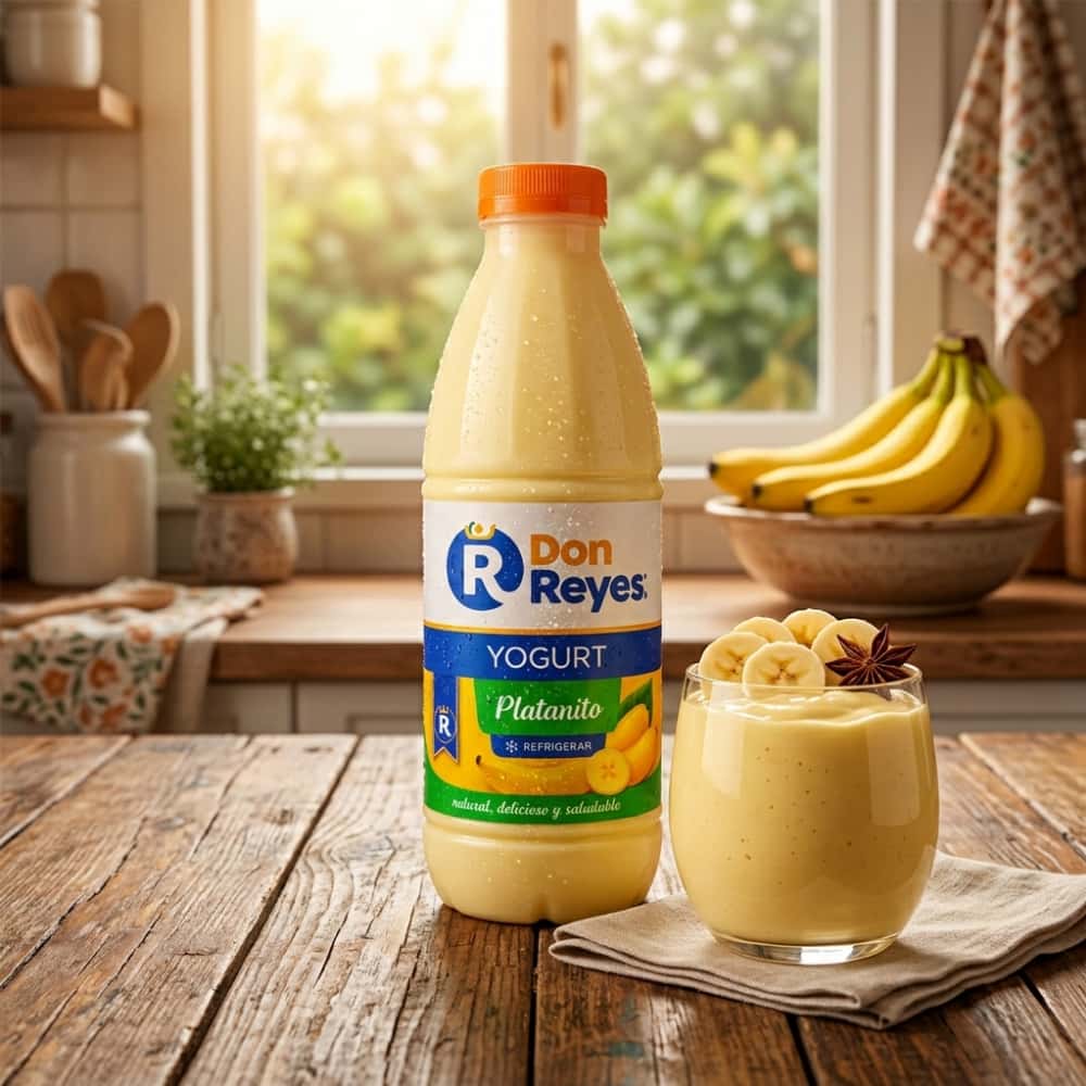 Yogurt sabor platanito Don Reyes (1 L) - Miniatura 4