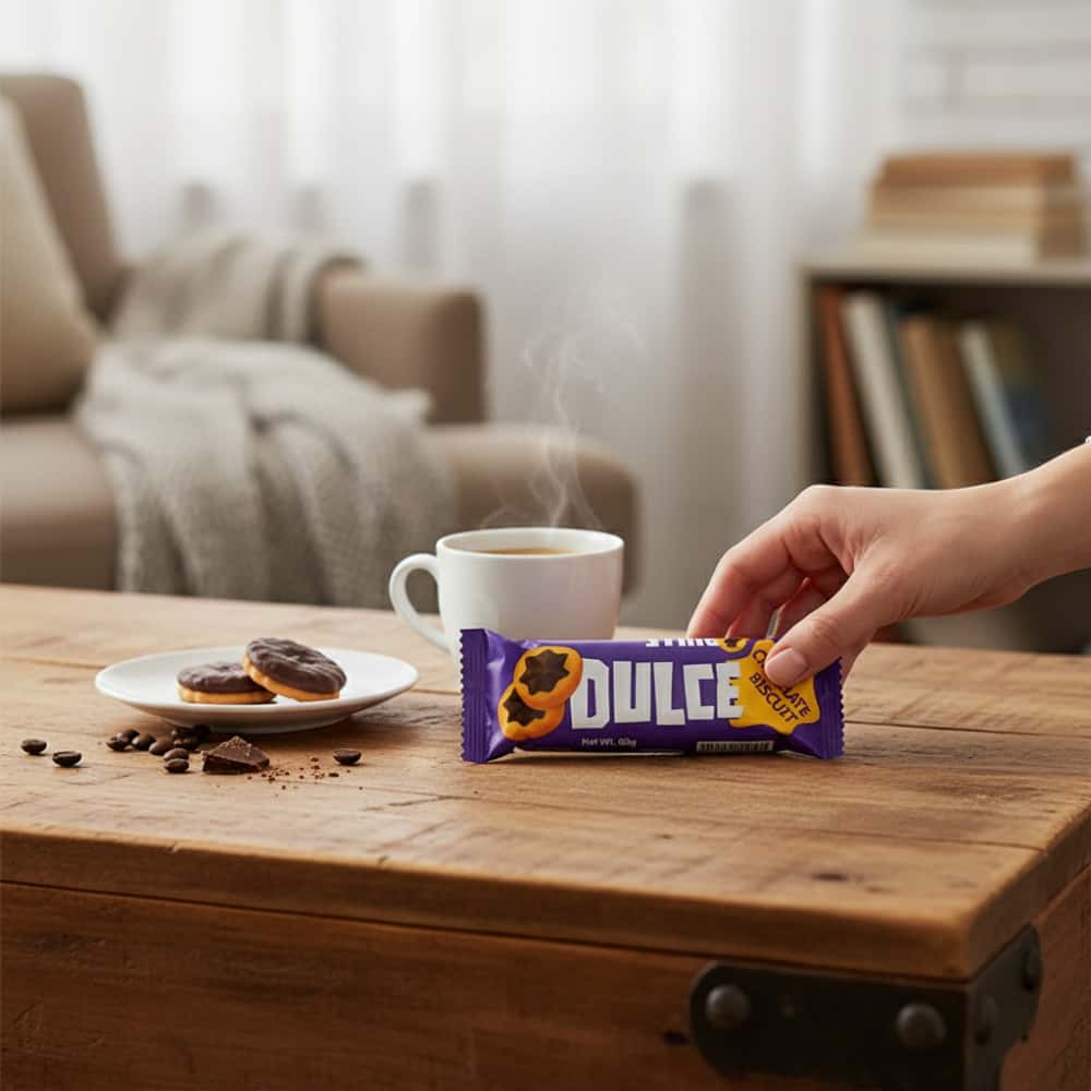 Galletas tipo sándwich con crema sabor chocolate Dulce (60 g / 2.12 oz) - Miniatura 4