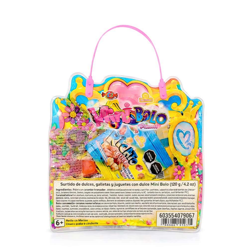 Surtido de dulces, galletas y juguetes con dulce Mini Bolo (120 g / 4.2 oz) - Miniatura 5