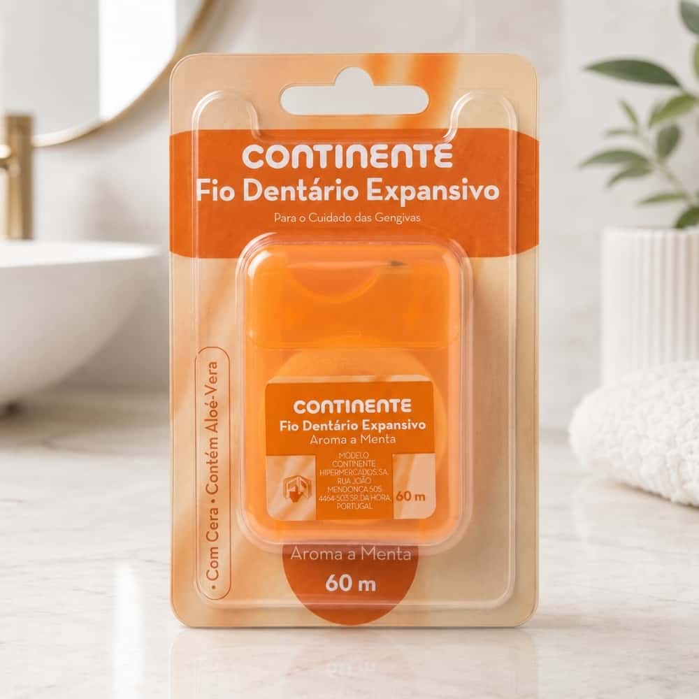 Hilo dental expansible sabor menta Continente (60 m) - Miniatura 3