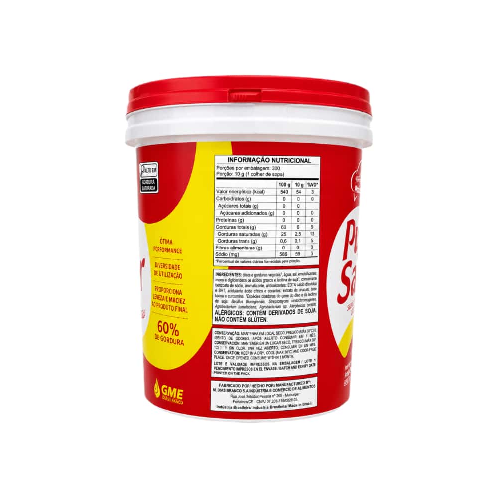Margarina sabor mantequilla con sal Profissional (3 kg / 6.6 lb) - Miniatura 3