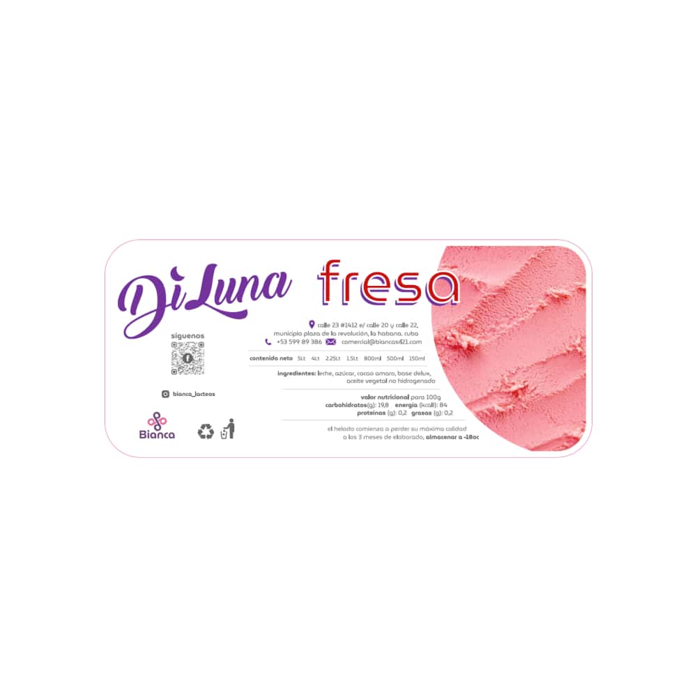 Helado sabor chocolate + sabor fresa + sabor vainilla - Miniatura 3