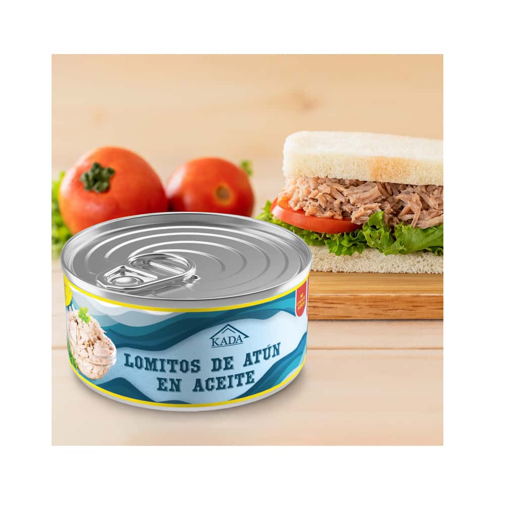 Atún en lomitos en aceite vegetal Kada (160 g / 5.6 oz) - Miniatura 5