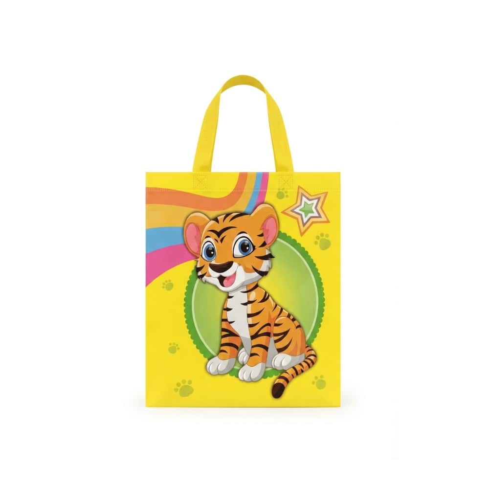 Bolsa de regalo amarilla con diseño de tigre Gutza - Miniatura 5