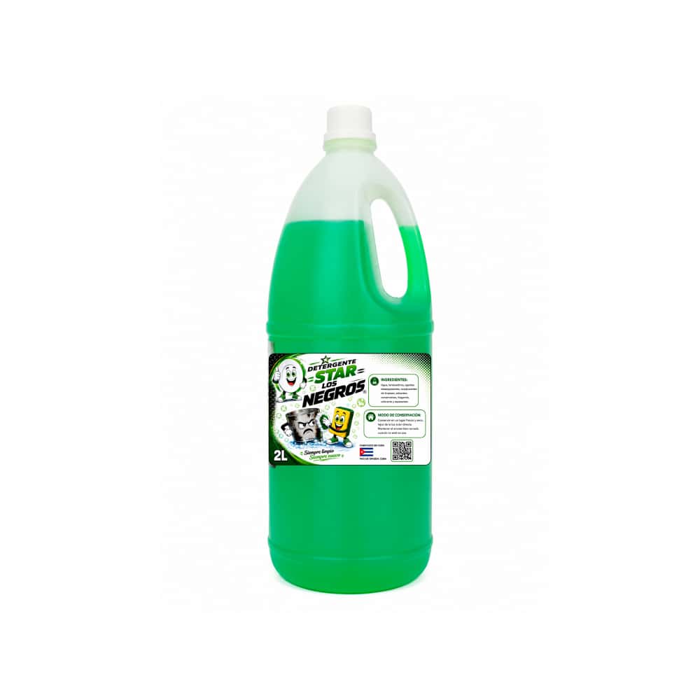 Detergente líquido lavavajillas Star Los Negros (2 L) - Miniatura 1