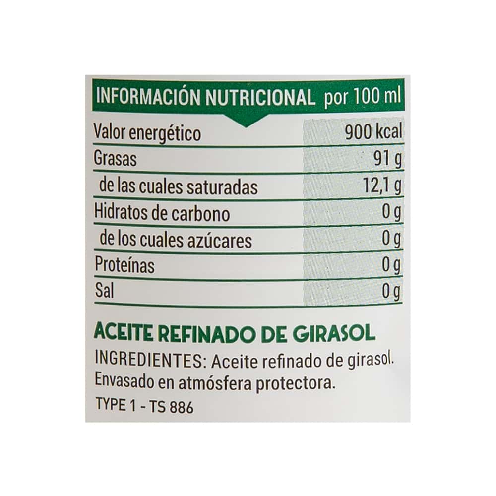 Aceite refinado de girasol Vima Foods (700 ml) - Miniatura 4