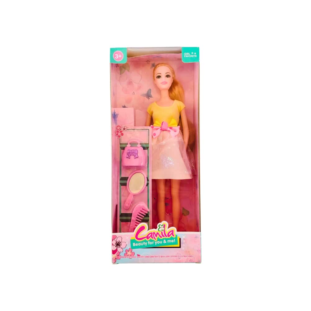 Muñeca de juguete con accesorios Camila (1 U) - Miniatura 1
