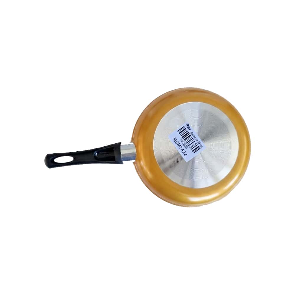 Sartén de 22 cm antiadherente esmaltado exterior naranja Ray - Miniatura 4