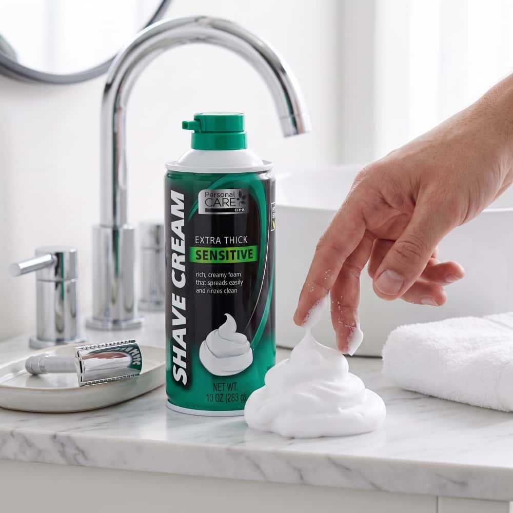 Espuma de afeitar extra gruesa para piel sensible Personal Care (283 g / 10 oz) - Miniatura 5