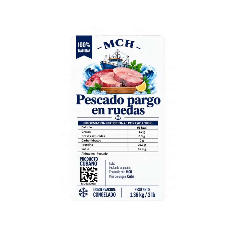 Pescado pargo en ruedas MCH (1.36 kg / 3 lb) - Miniatura 3