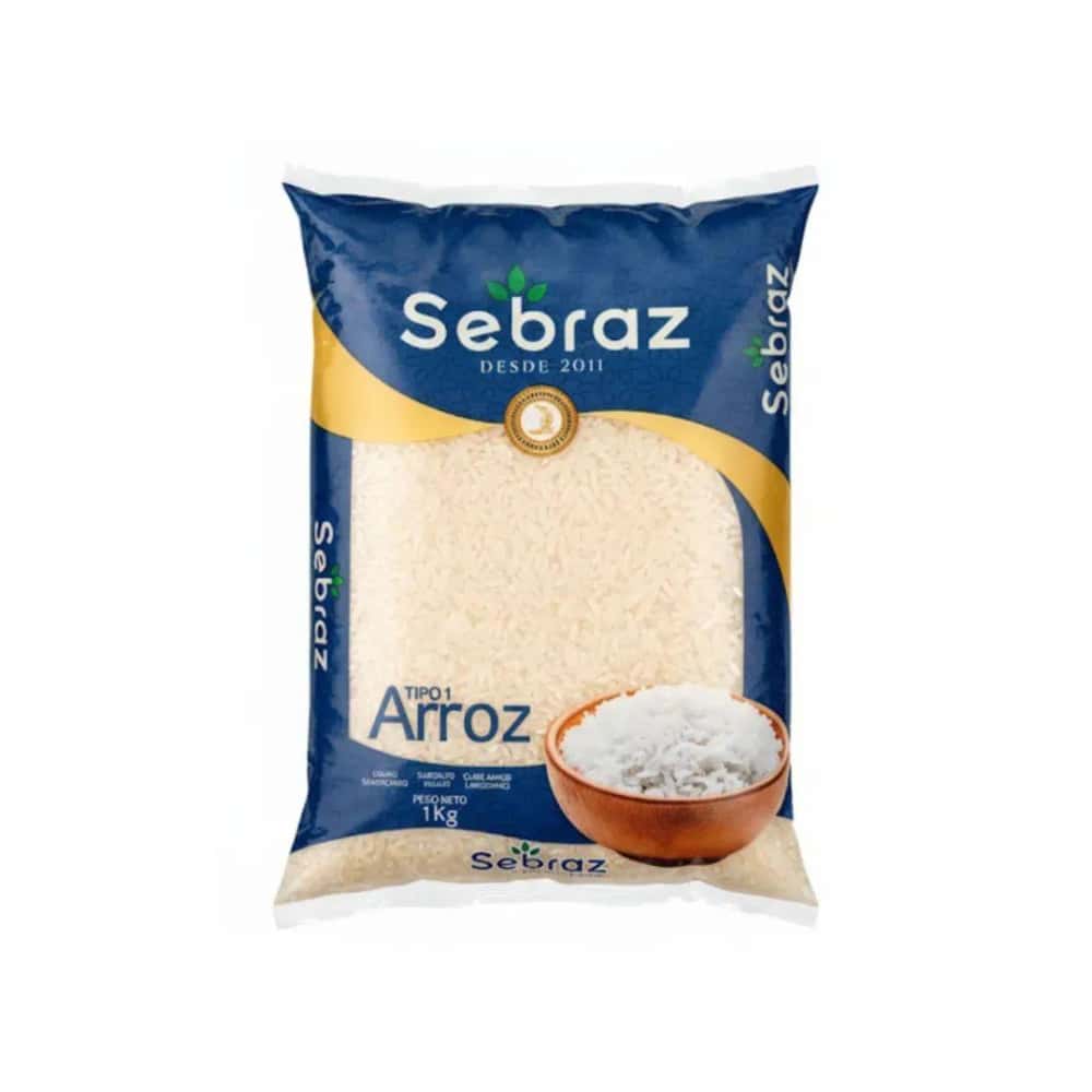 Arroz tipo 1 Sebraz (1 kg / 2.2 lb) - Miniatura 1