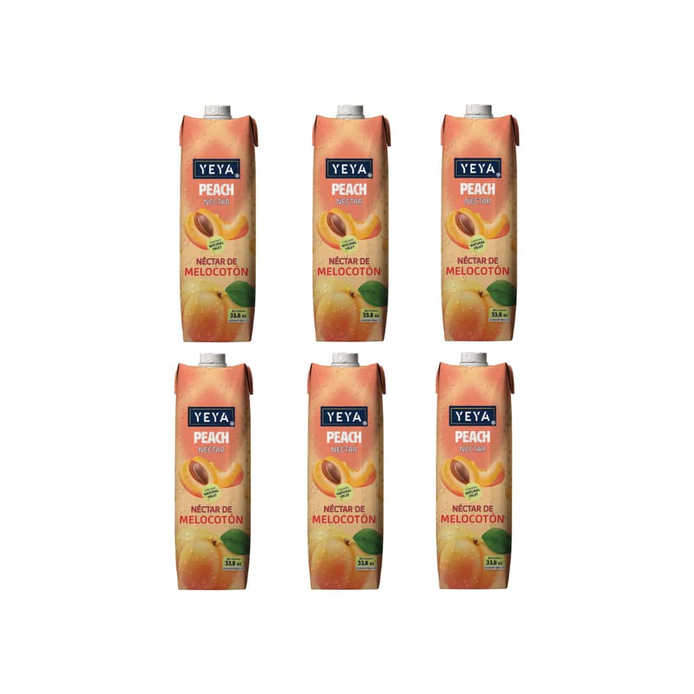 Néctar de melocotón YEYA (6 x 1 L / 33.8 fl oz) - Miniatura 1