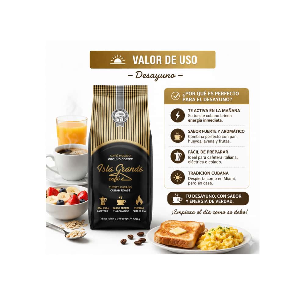 Café molido Isla Grande (3 x 500 g / 1.1 lb) - Miniatura 5