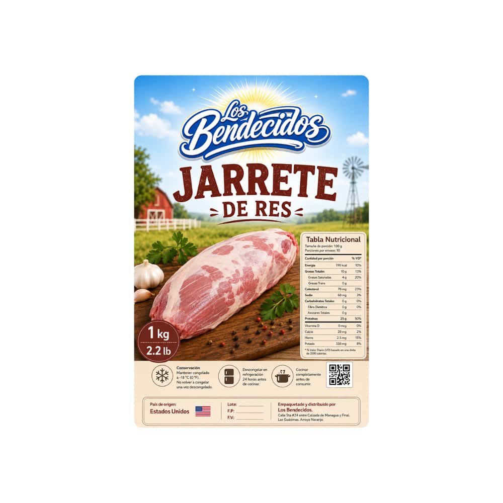 Jarrete de res Los Bendecidos (1 kg / 2.2 lb) - Miniatura 2